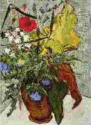 Vincent Van Gogh Wild Flowers and Thistles in a Vase Spain oil painting artist
